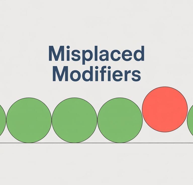 Misplaced Modifiers