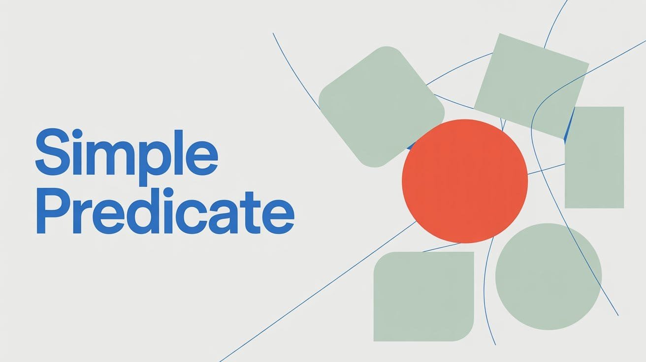 Simple Predicate in English