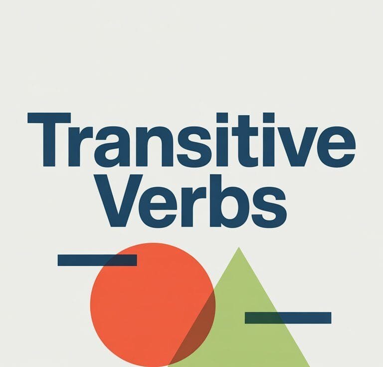 Transitive Verbs in English