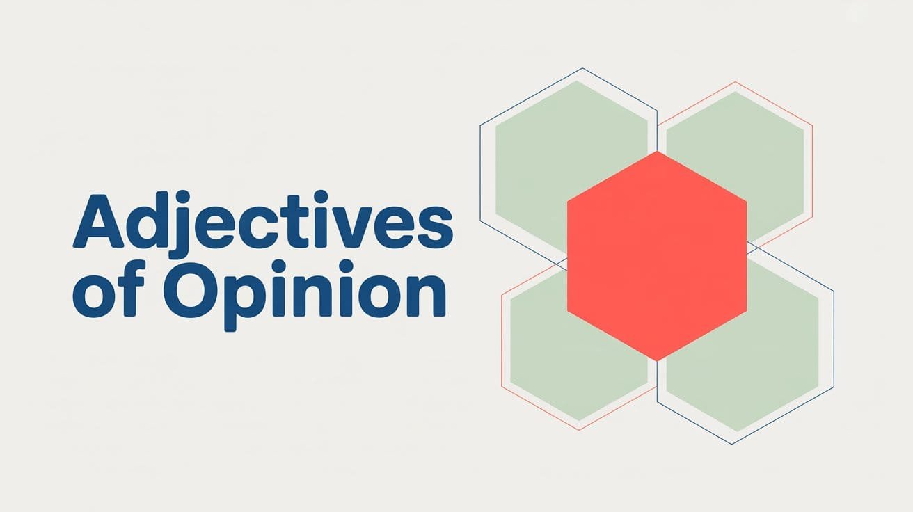 What Are Adjectives of Opinion