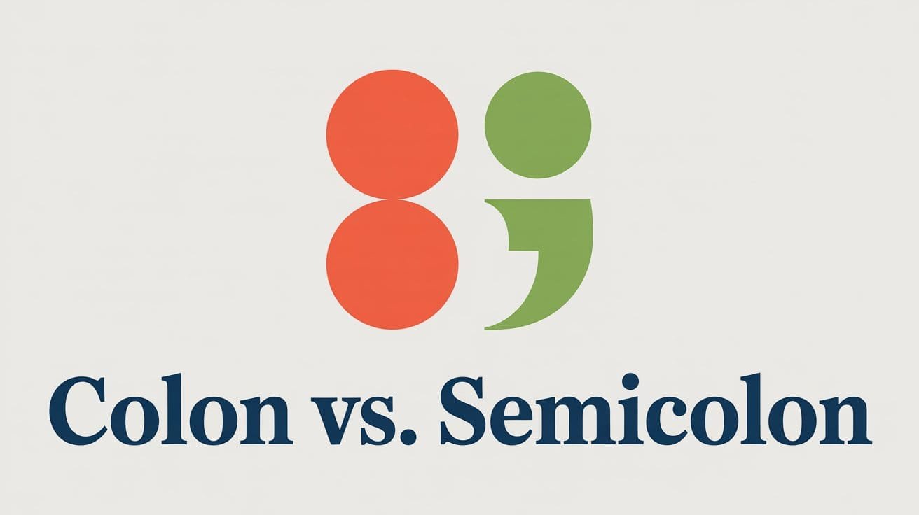 Colon vs Semicolon