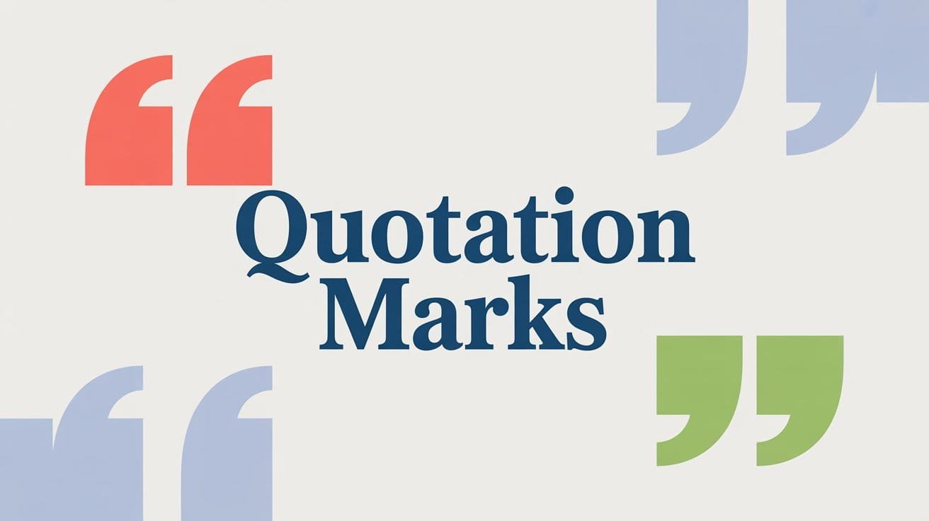 Quotation Marks in English