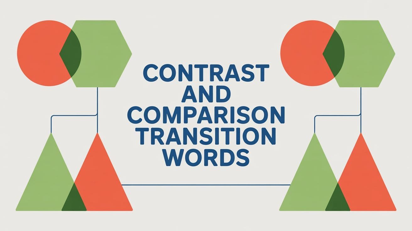 Contrast and Comparison Transition Words