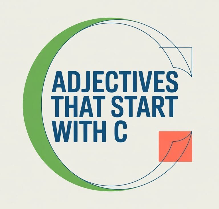 Adjectives That Start With C