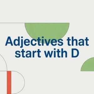 Adjectives That Start with D