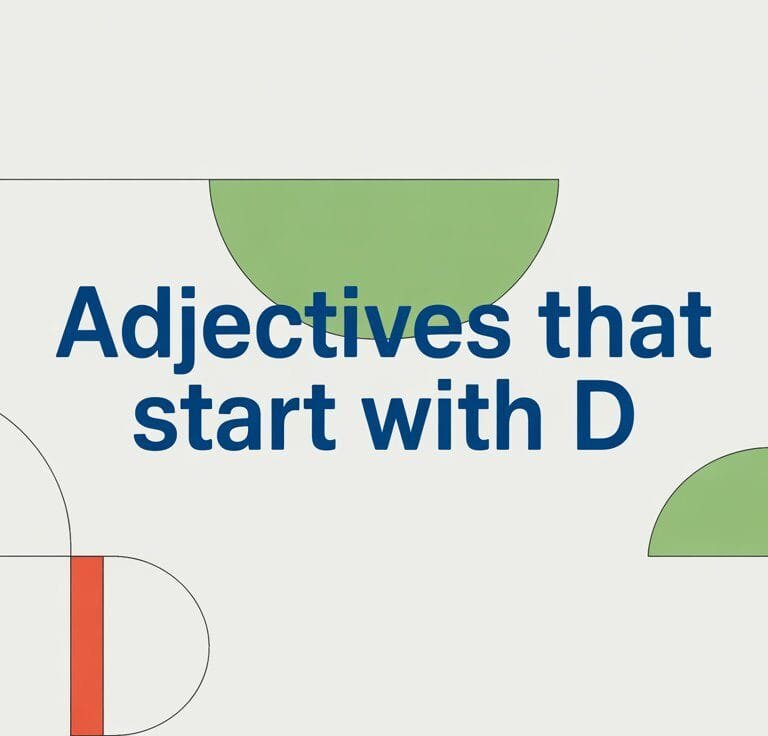 Adjectives That Start with D