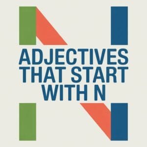 Adjectives That Start With N