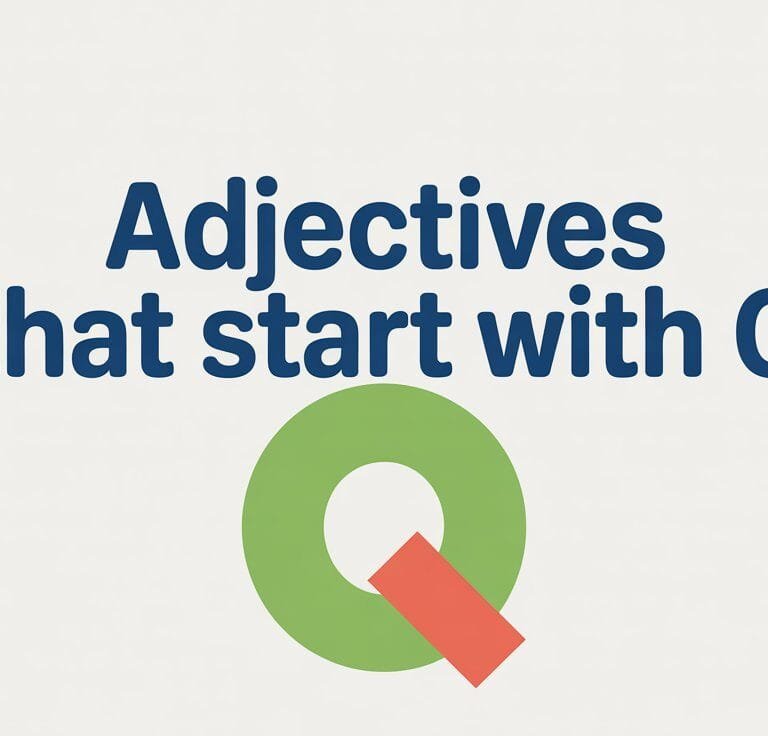 Adjectives That Start With Q