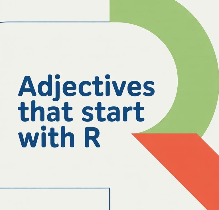 Adjectives That Start With R