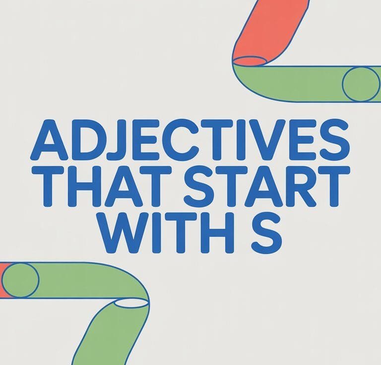 Adjectives That Start With S