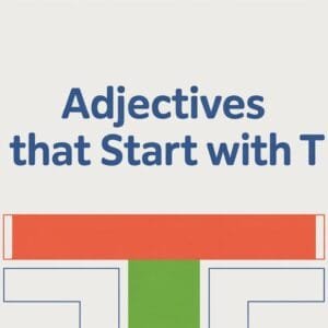 Adjectives That Start With T