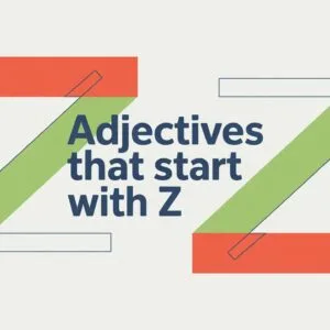 Adjectives That Start With Z