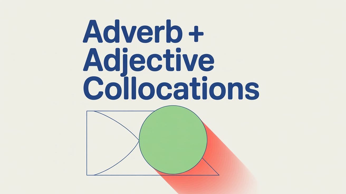 Adverb Adjective Collocations