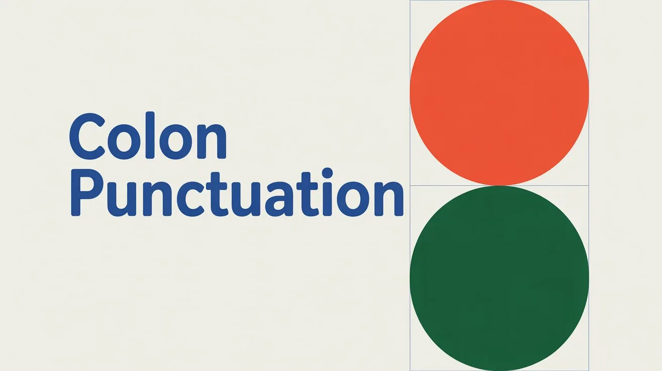 Colon Punctuation Guide