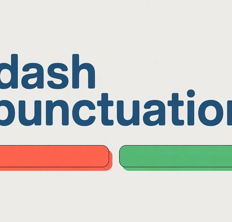 Dash Punctuation