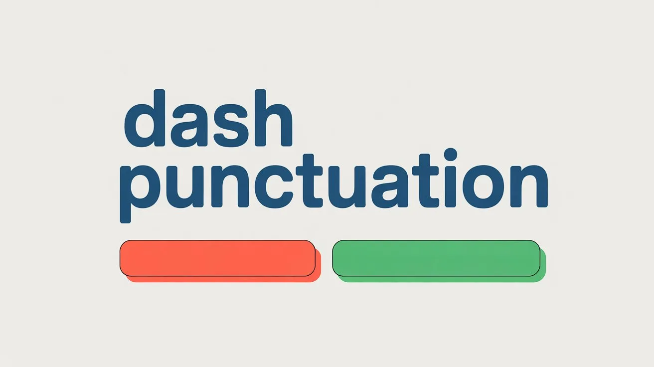 Dash Punctuation