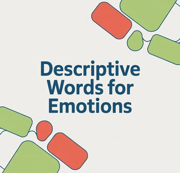 Descriptive Words for Emotions