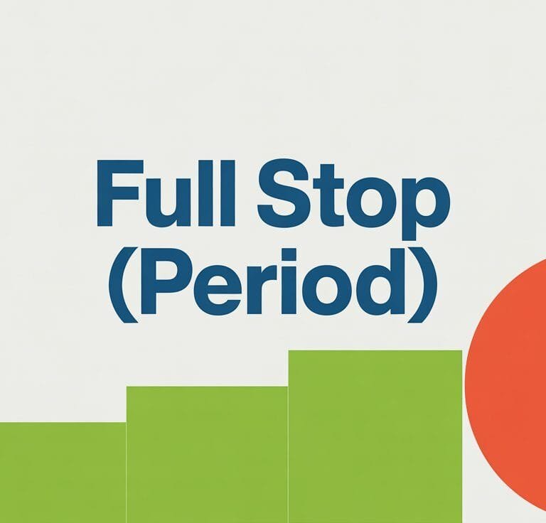 Full Stop (Period) Punctuation