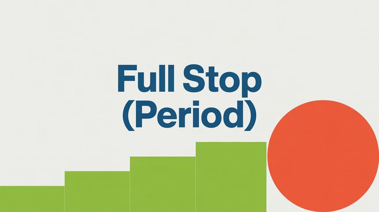 Full Stop Period Punctuation