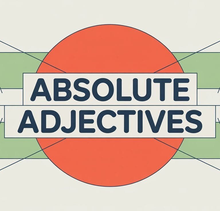 Absolute Adjectives in English