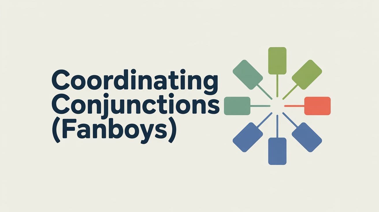 Coordinating Conjunctions FANBOYS