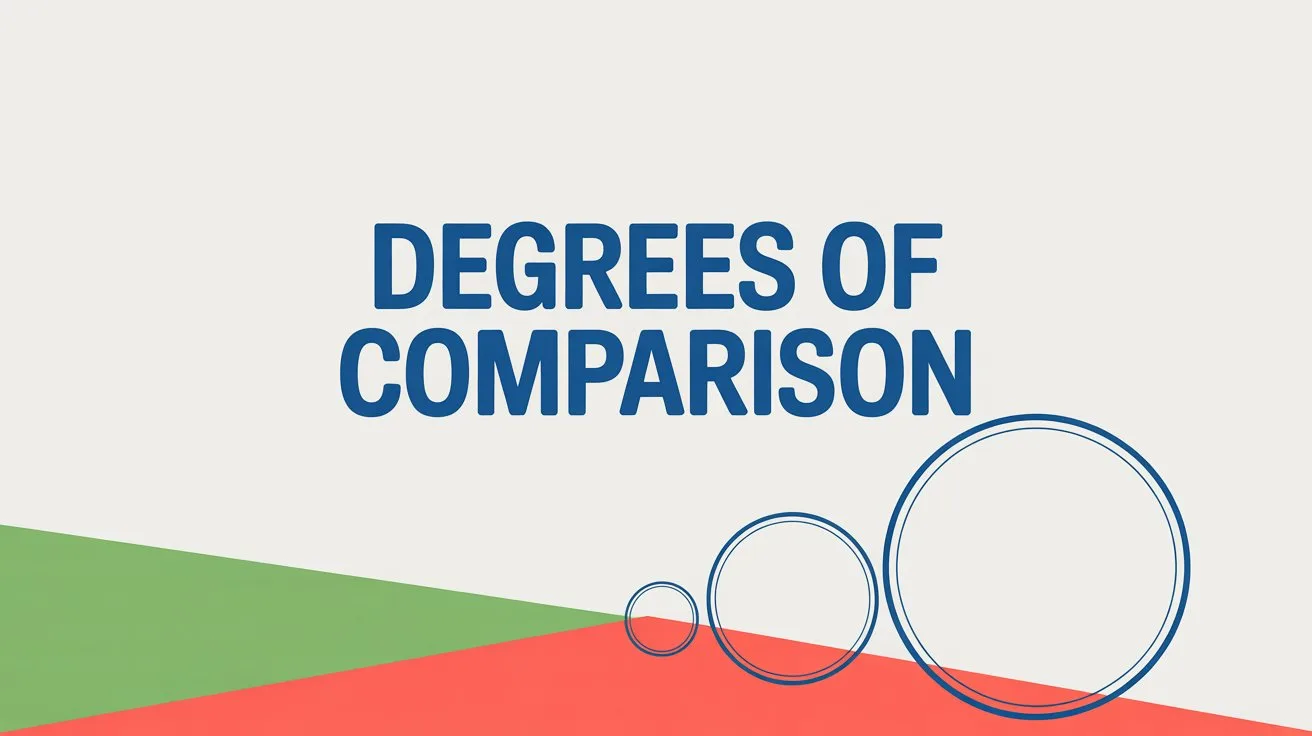 Degrees of Comparison