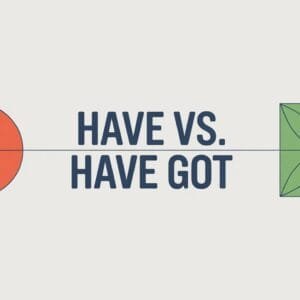 Have vs. Have Got