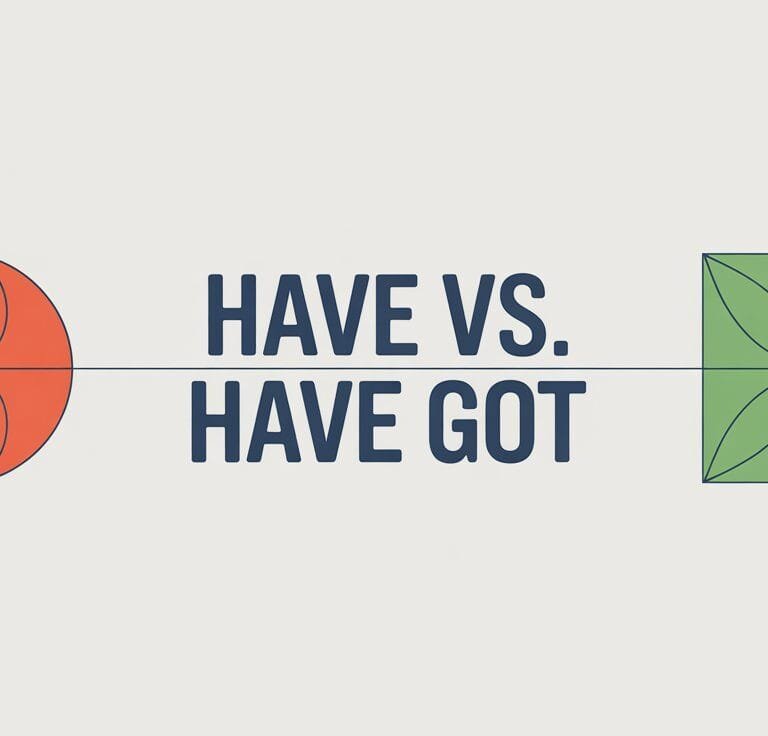 Have vs. Have Got