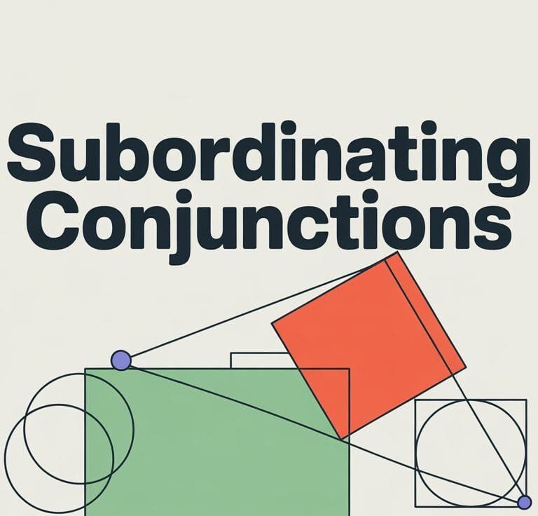 Subordinating Conjunctions