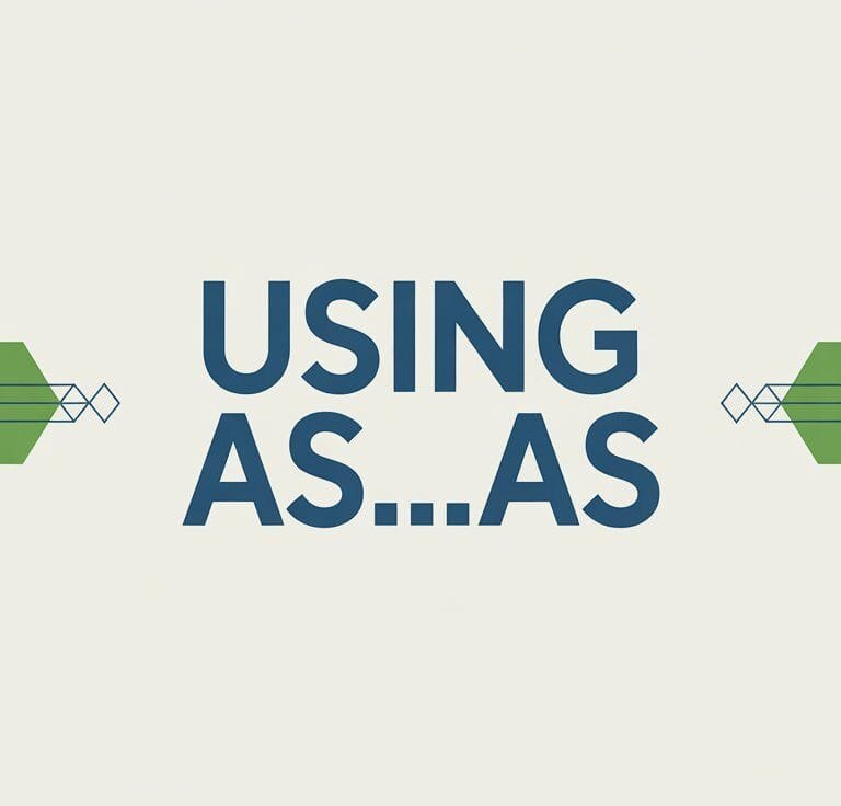 Using as as