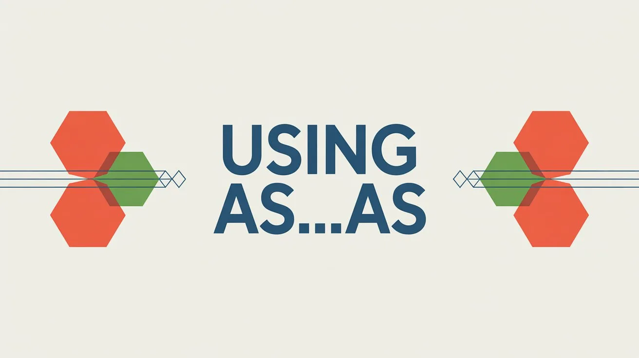 Using as as
