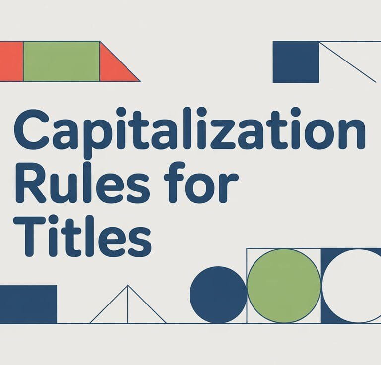 Capitalization Rules for Titles
