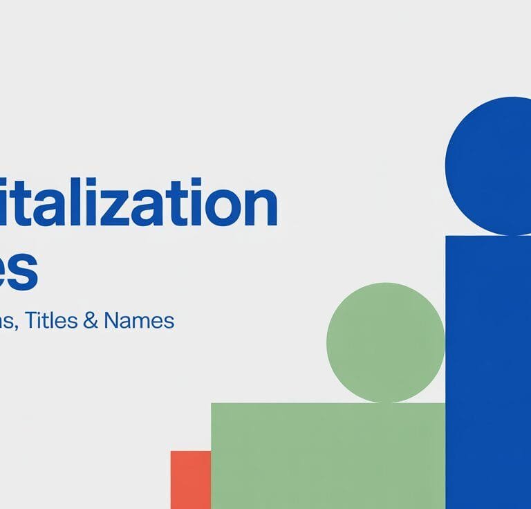 Capitalization Rules in English