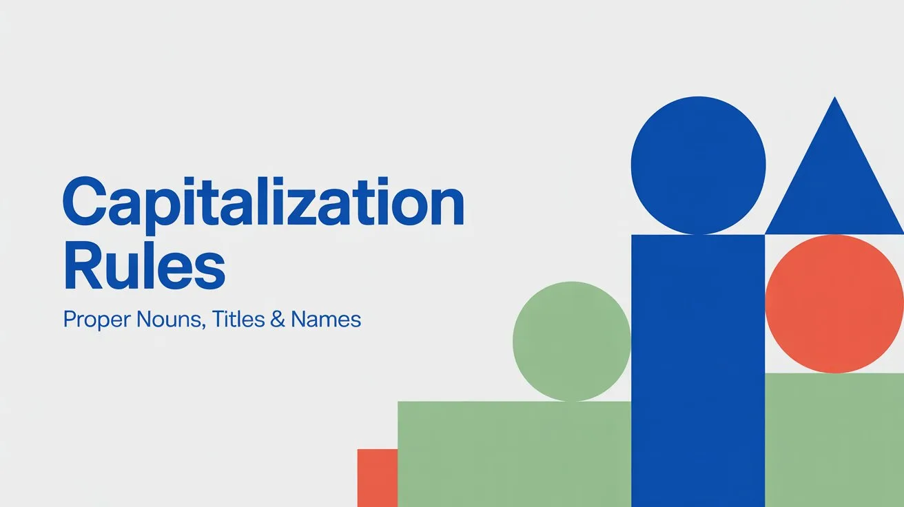 Capitalization Rules in English
