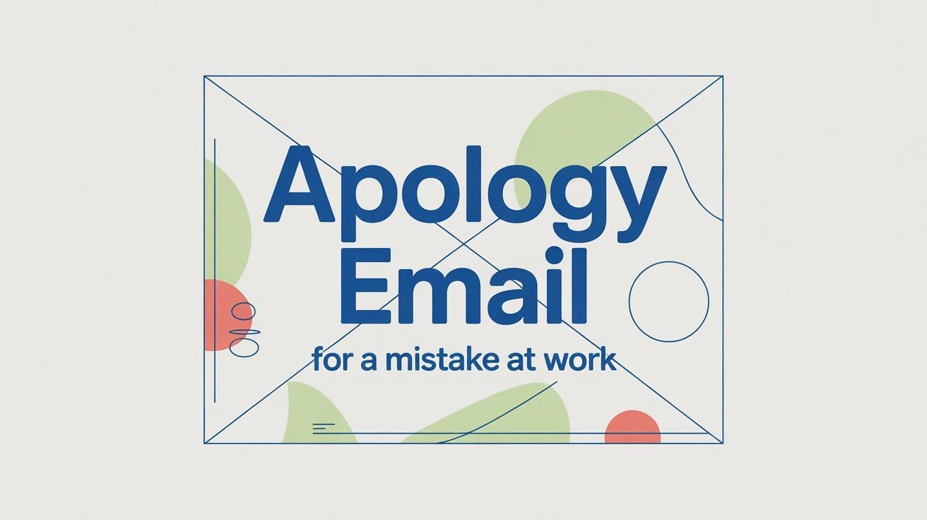 How to Write an Apology Email for a Mistake at Work