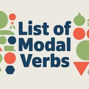 List of Modal Verbs in English