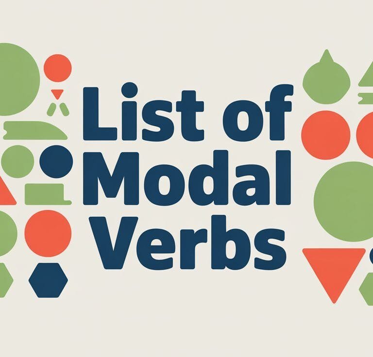 List of Modal Verbs in English