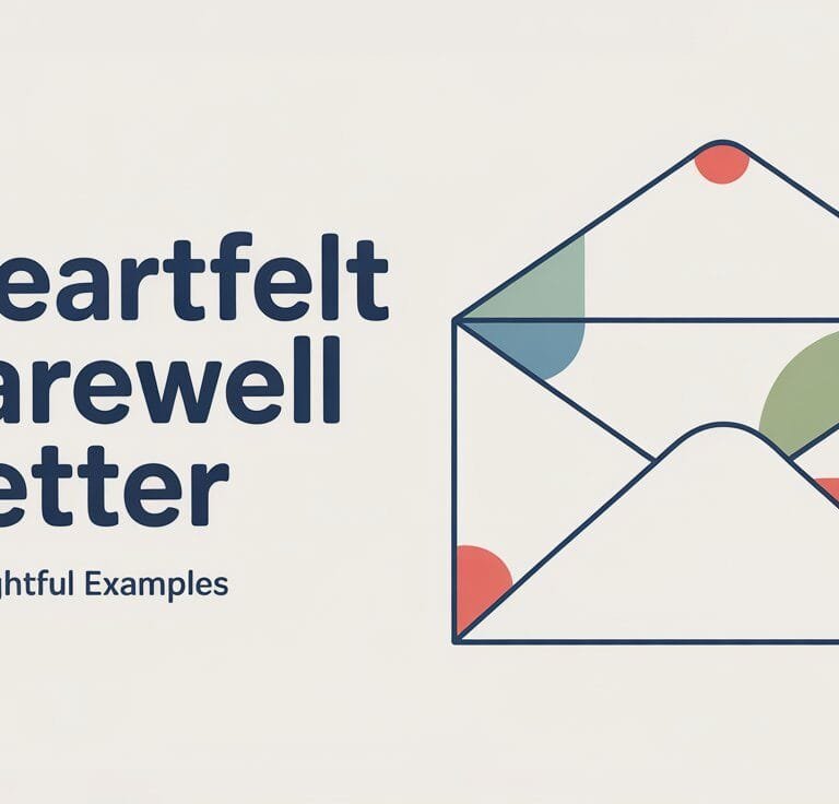 Heartfelt Farewell Letter to Colleagues