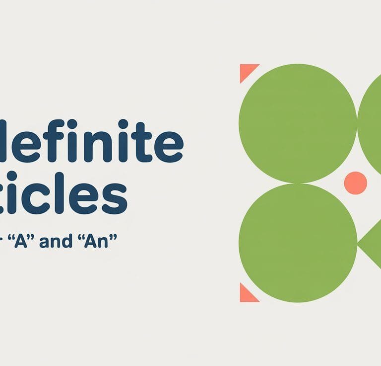 Indefinite Articles in Grammar