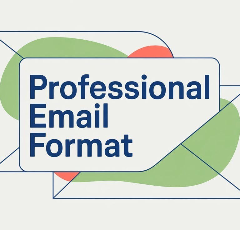 Professional Email Format