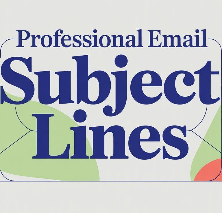 Professional Email Subject Lines