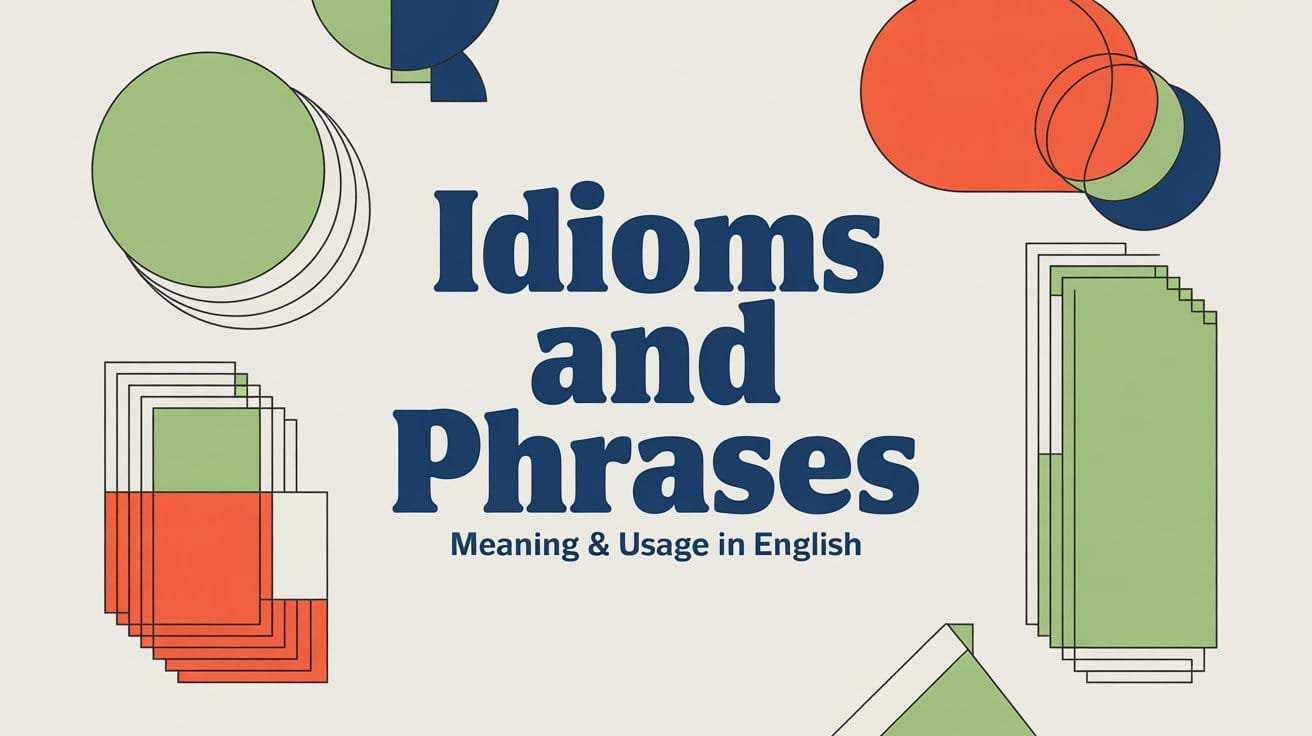 What Are Idioms and Phrases in English