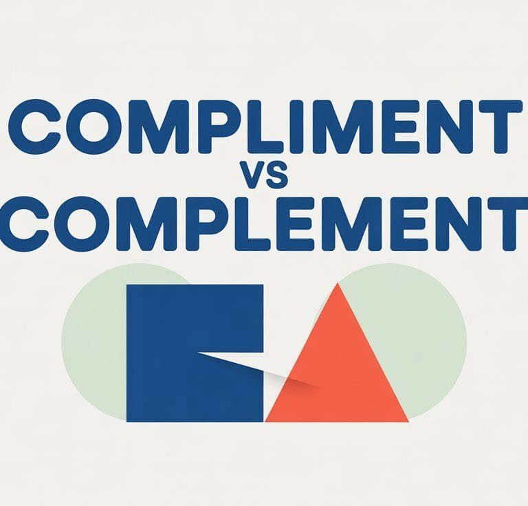 Compliment vs Complement