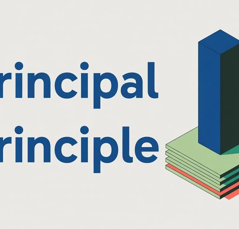 Principal vs Principle