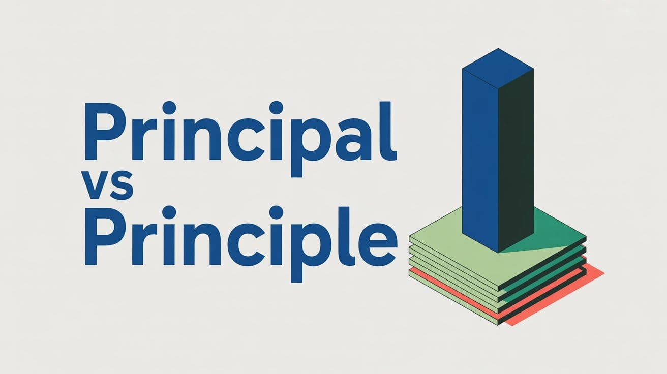 Principal vs Principle