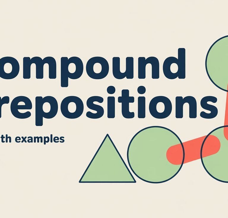 Compound Prepositions in English