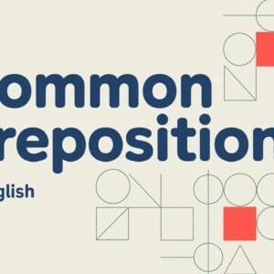List of Common Prepositions in English