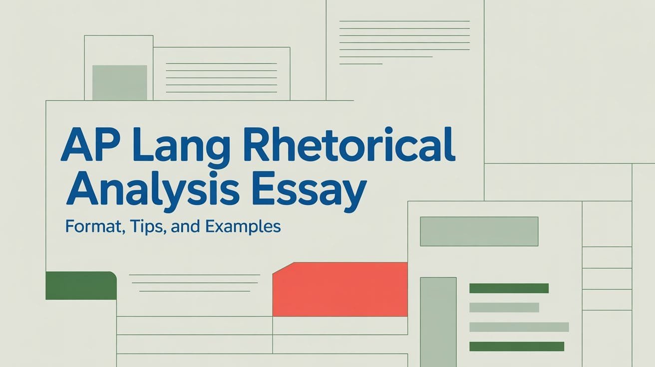 AP Lang Rhetorical Analysis Essay