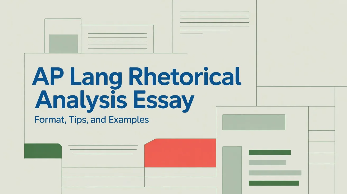 AP Lang Rhetorical Analysis Essay