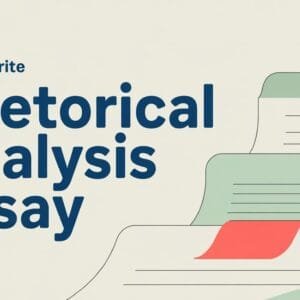 How to Write a Rhetorical Analysis Essay